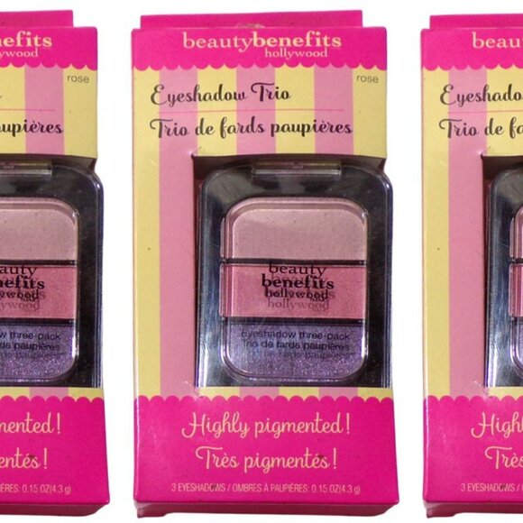 Beauty Benefits Eyeshadow Trio rose (Set of 3) - Picture 1 of 3